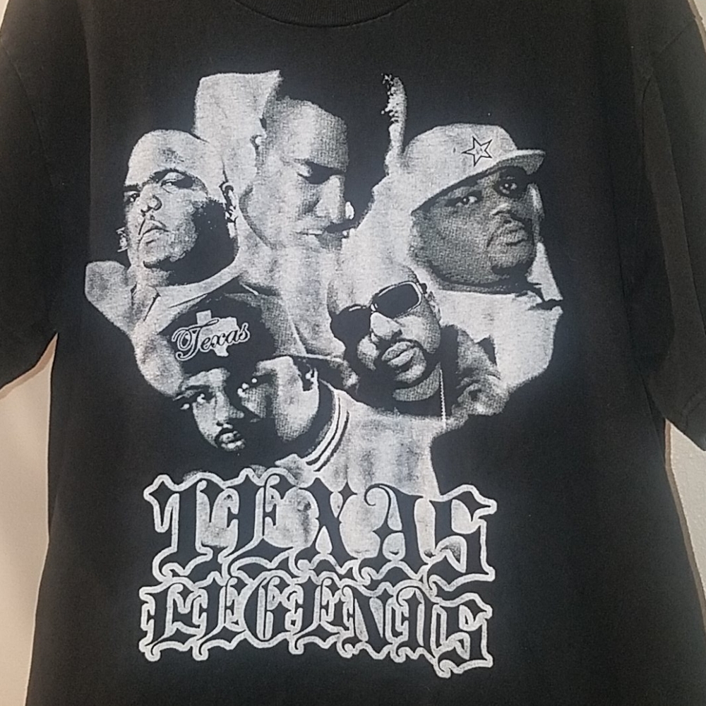2000's Texas Legends Pimp C DJ Screw Tee Shirt